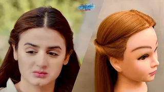 Hira Mani Hairstyle | Ghalti Last Episode | Zaira | Easy Hairstyles | Hairdo | Style with Sam