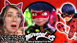 THE FINAL DAY - Miraculous Ladybug S5 E25-26 REACTION - Zamber Reacts