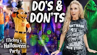 Disney Halloween Party MAJOR Dos & Dont's | Mickey's Not So Scary Halloween Party Disney World 2023