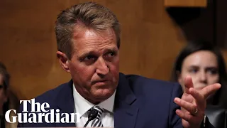 Senator Jeff Flake calls for a week's delay on floor vote for Kavanaugh nomination