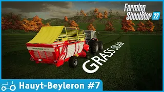 Haut Beyleron #7 FS22 Timelapse Making Grass Silage, Harvesting Sunflowers & Soybeans, Yard Upgrades