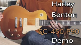 Harley Benton SC-450 P90 GT Classic Series Demo (no talking)