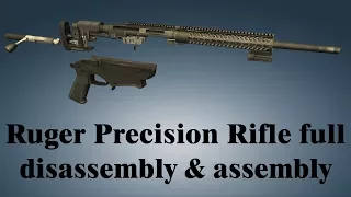 Ruger Precision Rifle: full disassembly & assembly