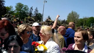 Участники митинга на Куликовом поле против Сергея Стерненко