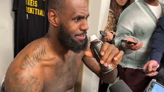 LeBron James talks Lakers’ win over Grizzlies, playoff seeding, Bronny’s future