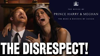 SHAMEFUL! Royal Parasites Meghan Markle & Prince Harry RESPOND to Sussex Website Backlash!