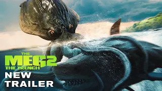 THE MEG 2: THE TRENCH – NEW TRAILER 'Kraken Chokes Meg' (2023) Warner Bros Movie