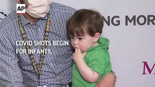 COVID shots begin for infants, preschoolers