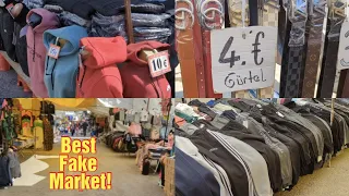 Antalya's Large CHEAPEST FAKE MARKET walk around! GUCCI €2?! MANAVGAT Market, Thursday Bazaar!