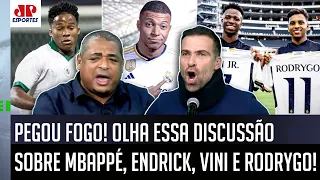 "CAR@L#0! VOCÊ TÁ LOUCO?? O Mbappé no Real Madrid vai..." DEBATE FERVE sobre Endrick, Vini e Rodrygo