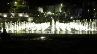 Teddy Park Jerusalem-Israel's only sound and light water fountain (Facing the walls of the Old City)