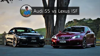 Audi S5 vs Lexus ISF - German or Japanese V8?