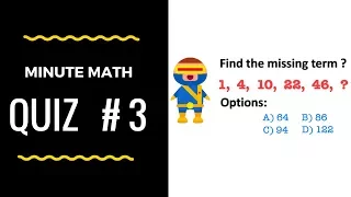 Math Puzzles with Answers in 60 seconds  - Find the next number ?