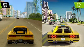 GTA: Vice City 2002 vs 2022 REMASTERED - 4k 60fps GTA 6: Vice City 2 Concept [GTA 5 PC Mod]