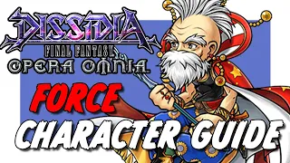 DFFOO STRAGO FORCE ECHO CHARACTER GUIDE & SHOWCASE!!! BEST ARTIFACTS & SPHERES!!! AOE SPECIALIST!!!