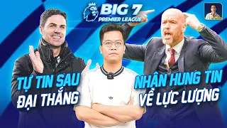 BIG 7 PREMIER LEAGUE: MIKEL ARTETA TỰ TIN SAU TRẬN ĐẠI THẮNG, MAN UTD NHẬN HUNG TIN VỀ LỰC LƯỢNG