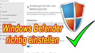 Windows Defender richtig einstellen & nutzen + Ist der Windows Defender ausreichend?