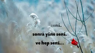 Karaoke Şiir Hayatımda İlk Kez Birisi Bana Cemal Süreya #şiir #aşk #sevgi   #edebiyat #güzelsözler