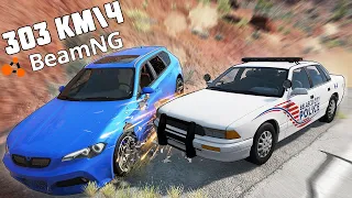 МАСЛ КАР VS ПОЛИЦИЯ США - КОШКИ МЫШКИ В BEAMNG Мультиплеер