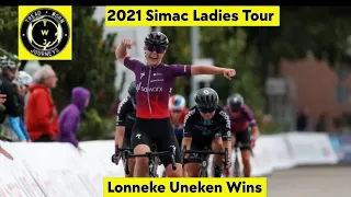 Lonneke Uneken Wins | 2021 Simac Ladies Tour | Stage 3