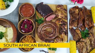 SOUTH AFRICAN BRAAI | Sishanyama Braai | How To Braai / Barbecue South African Style