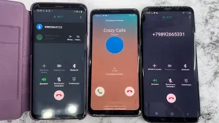 Two Purple Samsung Galaxy S9 vs Samsung Galaxy S8 Plus/ Incoming, Outgoing Madness Calls