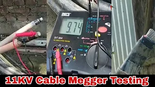 11kv cable megger test