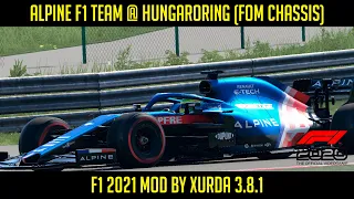 [F1 2020] Alpine F1 Team @ Hungaroring (FOM Chassis) • F1 2021 Mod by Xurda 3.8.1