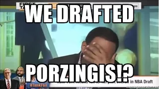 Stephen A Smith Reaction: Before & After 2015 Knicks Draft (Kristaps Porzingis)