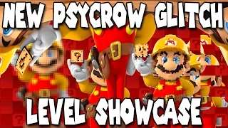 NEW PSYCROW GLITCH LEVEL?! Super Mario Maker