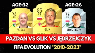 GLIK VS PAZDAN VS JĘDZEJCZYK FIFA EVOLUTION! 👀🤯 | FIFA 10 - FIFA 23