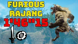 【MH:Rise Sunbreak】 MR6★ Furious Rajang 1'46"15 SnS Solo | 激昂したラージャン  片手剣ソロ (MR 6★ 怒涛の理不尽 )