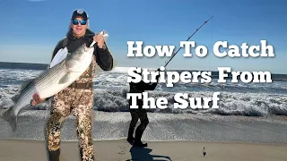 How to Catch Stripers from the Surf (Long Beach Island NJ)