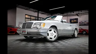 1995 Mercedes Benz E320 Convertible! Only 33K miles! 3.2L Inline 6! Startup and walk around!