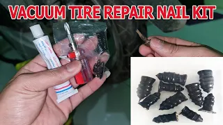 Simple Life Hack - Using Vacuum Tire Repair Nail Kit