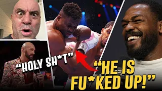 Boxing World reacted to Anthony Joshua's devastating KO of Francis Ngannou