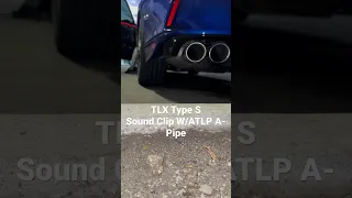 2022 Acura TLX Type S- Sound Clip after ATLP A-Pipe installed.