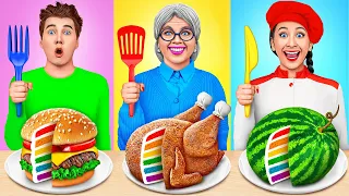 Me vs Grandma Cooking Challenge | Delicious Recipes by Multi DO Challenge