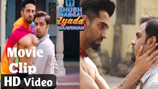 Kissing scene | Shubh Mangal Zyada Saavdhan | Movie Clips | Ayushmann Khurrana, Jitendra Kumar &.