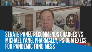 Senate panel recommends charges vs Michael Yang, Pharmally, PS-DBM execs for pandemic fund mess