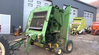 Пресс подборщик John Deere 580 N 1149 + СЕТКА