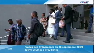 🔴 Procès du 28 Septembre - Audience du 23 Janvier 2023 - J39 (2ème Partie) • ESPACE TV GUINEE