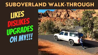 SUBOVERLAND Walk-Around | 4 x 4 Yukon XL Camper | Overland Conversion | Likes | Dislikes | Upgrades