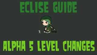 Eclise Guide: Alpha 5 Level Adjustments