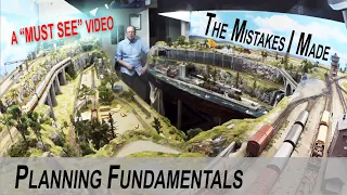 Fundamentals in planning a Model Railroad and the mistakes I made!