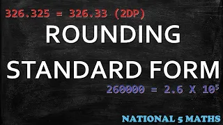 Rounding To Decimal Places, Significant Figures And Standard Form.