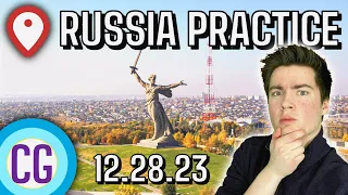 Learning Russia for the GeoGuessr World Cup 2024 [Full Stream Archive 12.28.23]