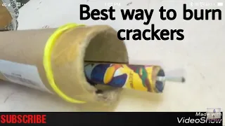 BEST WAY TO BURN CRACKERS !!  (DIWALI Special)