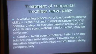 Trochlear Nerve Palsy