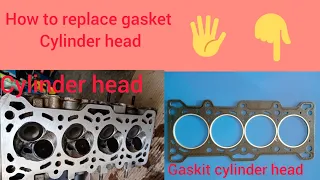 #howtochangegasket#how to change gasket cylender haed of 4 cyl chevrolet matiz/joy/exclusive.